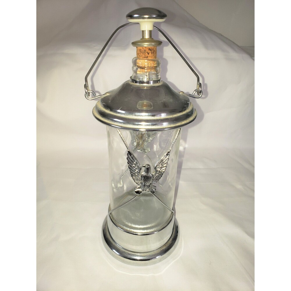 Silver Eagle Musical Decanter Bottle How Dry I Am Vintage 1960s Japan Barware